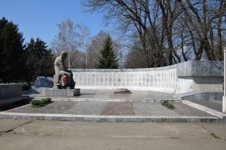 Мемориал и вечный огонь в Темиргоевской